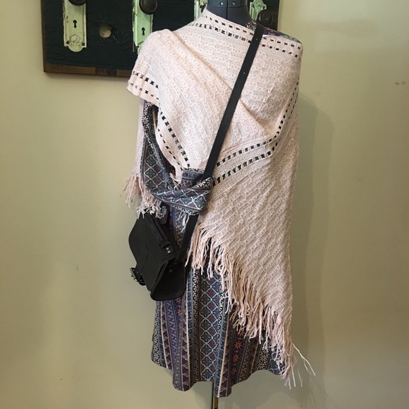 Smash! 60’s Print Boho-Style Long Sleeve Dress Size S/M - Picture 7 of 16